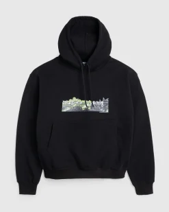 Rayon Vert Mesozoic Hoodie Golgotha Black- Sweats