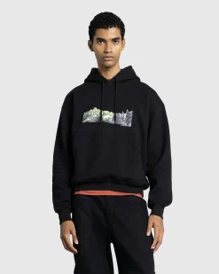 Rayon Vert Mesozoic Hoodie Golgotha Black- Sweats
