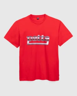 Patta Metal T-Shirt Haute Red- Tops
