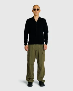 C.P. Company Metropolis Series Extra Fine Merino Wool Zip Cardigan- Knitwear