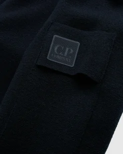 C.P. Company Metropolis Series Extra Fine Merino Wool Zip Cardigan- Knitwear