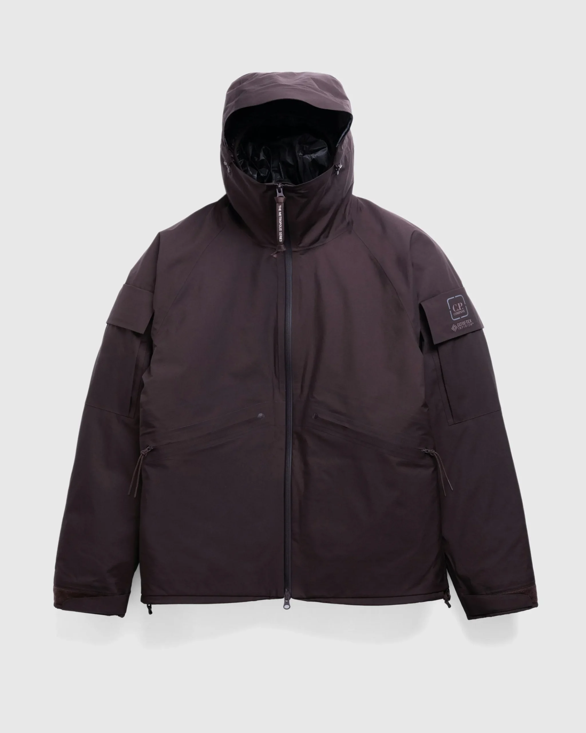C.P. Company Metropolis Series GORE-TEX 3L INFINIUM Anorak Rum Raisin- Outerwear
