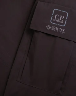 C.P. Company Metropolis Series GORE-TEX 3L INFINIUM Anorak Rum Raisin- Outerwear