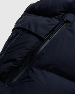 C.P. Company Metropolis Series Pertex Hooded Down Vest Sky Captain- Outerwear