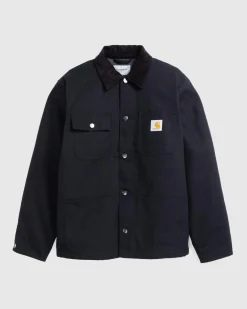 Carhartt WIP Michigan Coat Black/Black/Rigid- Shirts