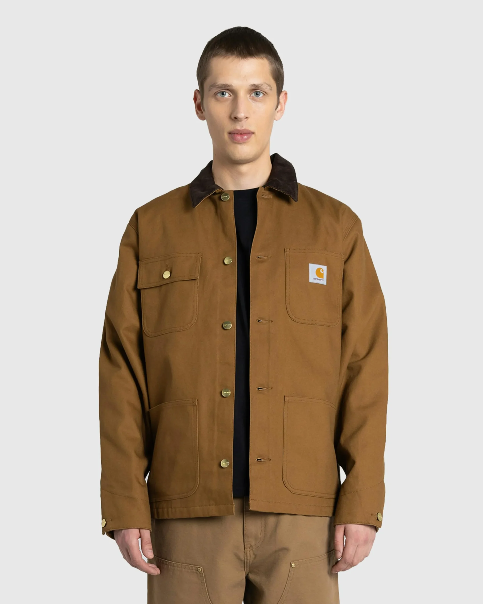 Carhartt WIP Michigan Coat Hamilton Brown/Tobacco/Rigid- Shirts