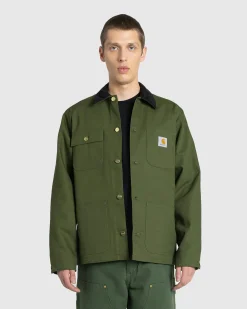 Carhartt WIP Michigan Coat Tarragon/Black/Rigid- Shirts