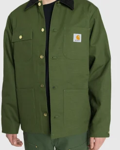 Carhartt WIP Michigan Coat Tarragon/Black/Rigid- Shirts