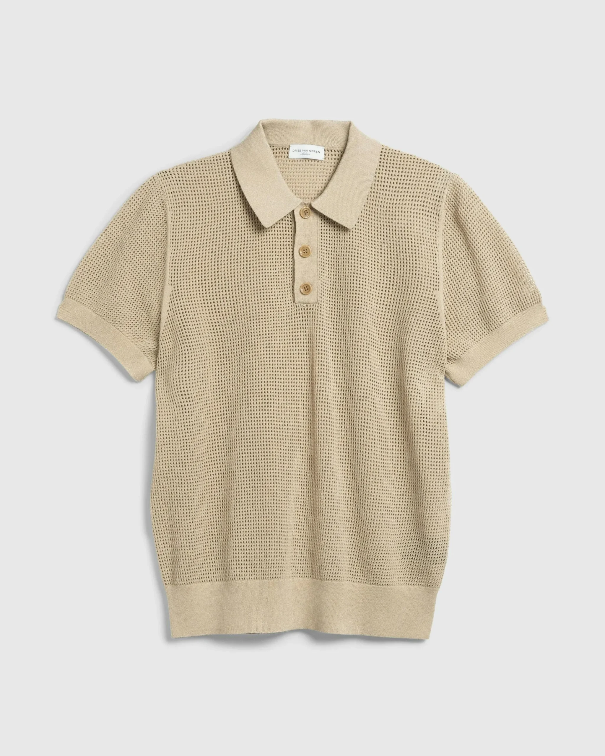 Dries van Noten Mindo Knit Polo- Tops