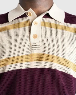 Dries van Noten Mindo Knit Polo /Stripes- Tops