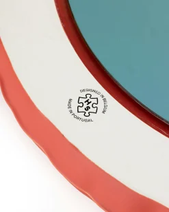 Home Studyo Mirror Joyce Coral Red- Home