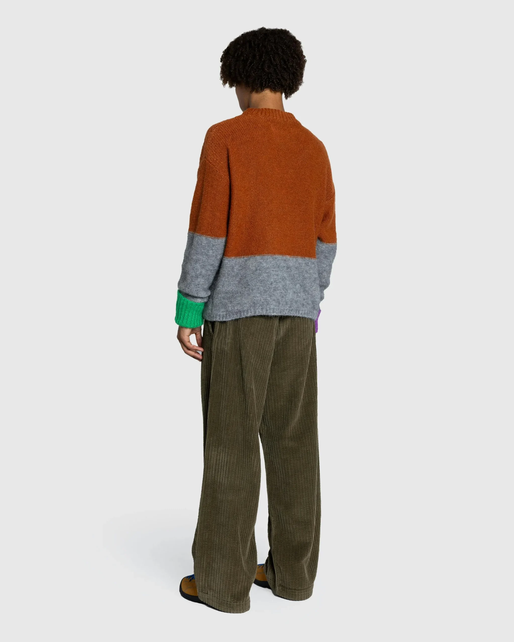 ERL Mohair Skull Intarsia Sweater Knit- Knitwear
