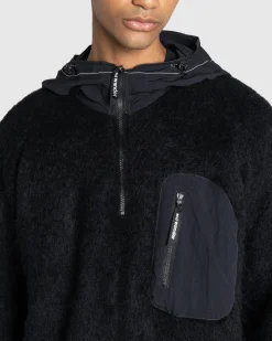 And Wander Mohair Wool Knit Hoodie- Sweats