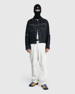 Marine Serre Moon Laser Denim Trucker Jacket- Outerwear