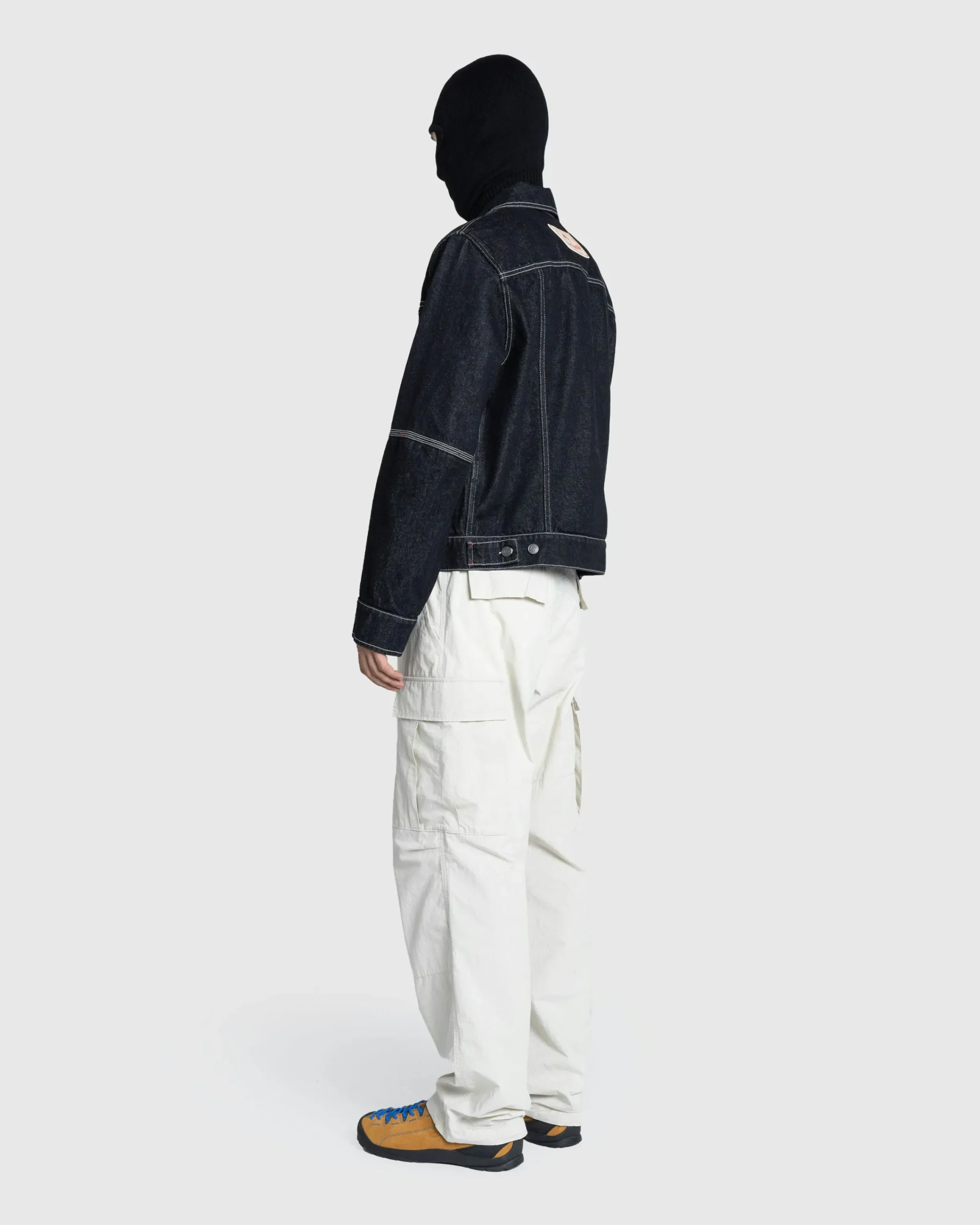 Marine Serre Moon Laser Denim Trucker Jacket- Outerwear