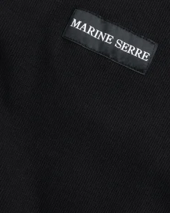 Marine Serre Moon Logo Ribbed Jersey Tank Top- Tops