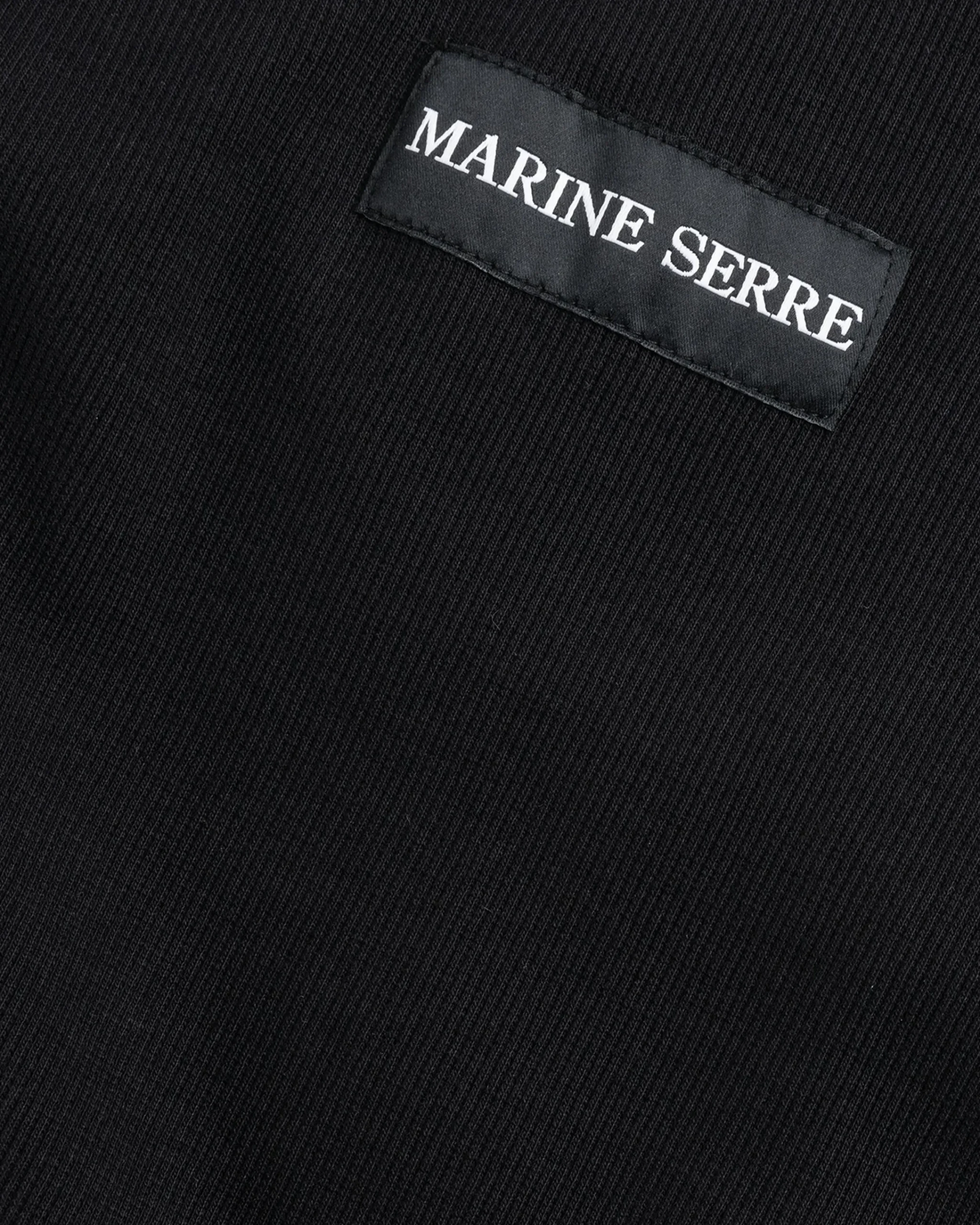 Marine Serre Moon Logo Ribbed Jersey Tank Top- Tops
