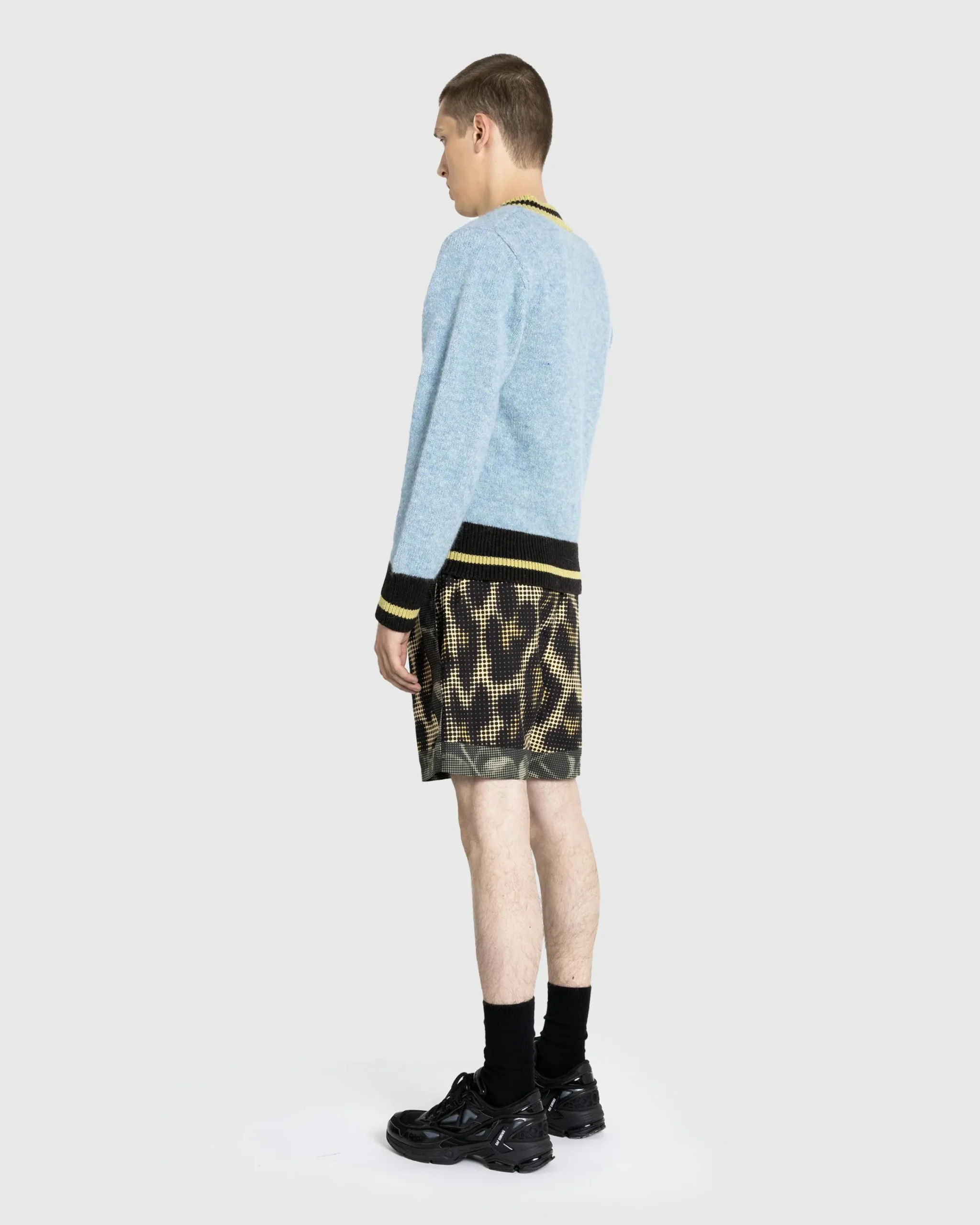 Dries van Noten Moon Sweater Light Blue- Knitwear