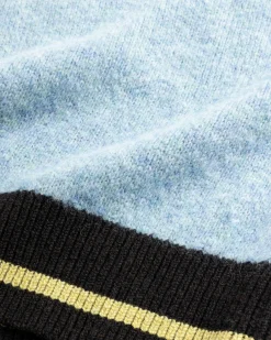 Dries van Noten Moon Sweater Light Blue- Knitwear