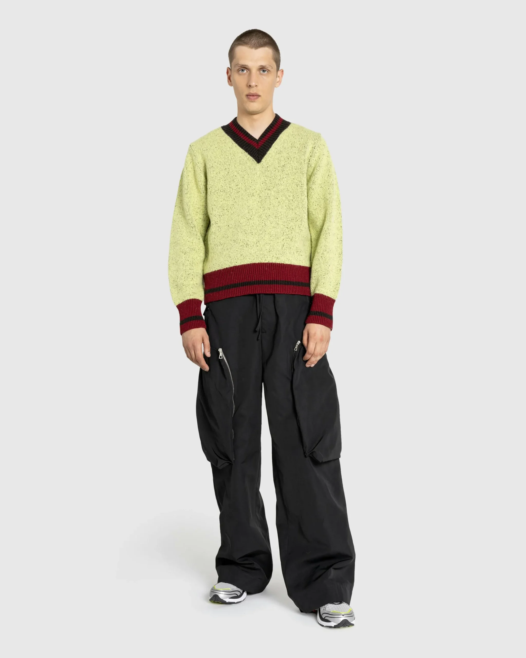 Dries van Noten Moon Sweater Lime- Knitwear