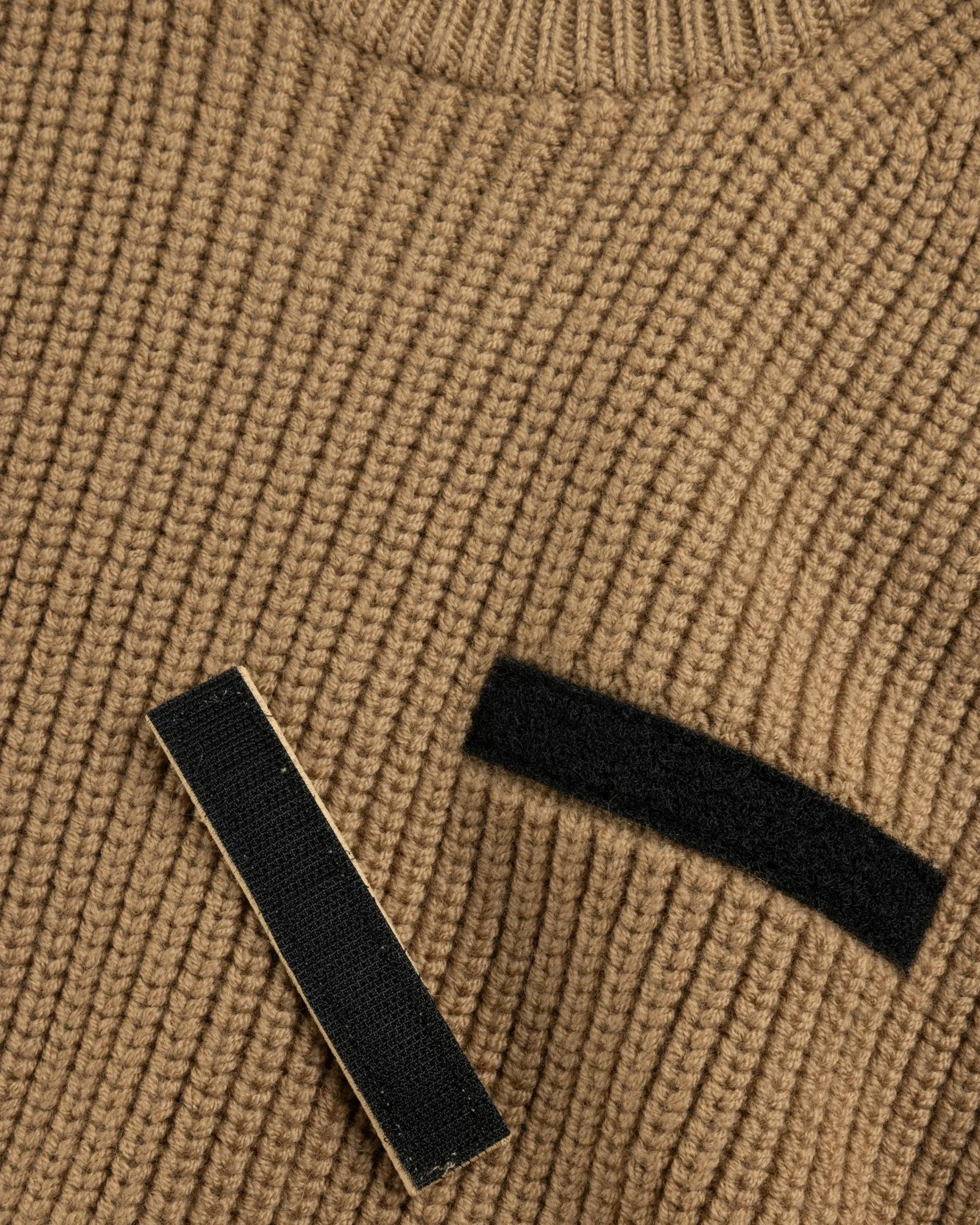 Marine Serre MS Half Cardigan Knit Crewneck Sweater- Knitwear