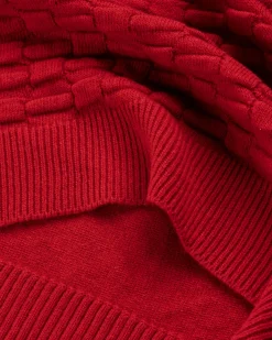 J.W. Anderson Multi Stitch Polo Bright Red- Tops