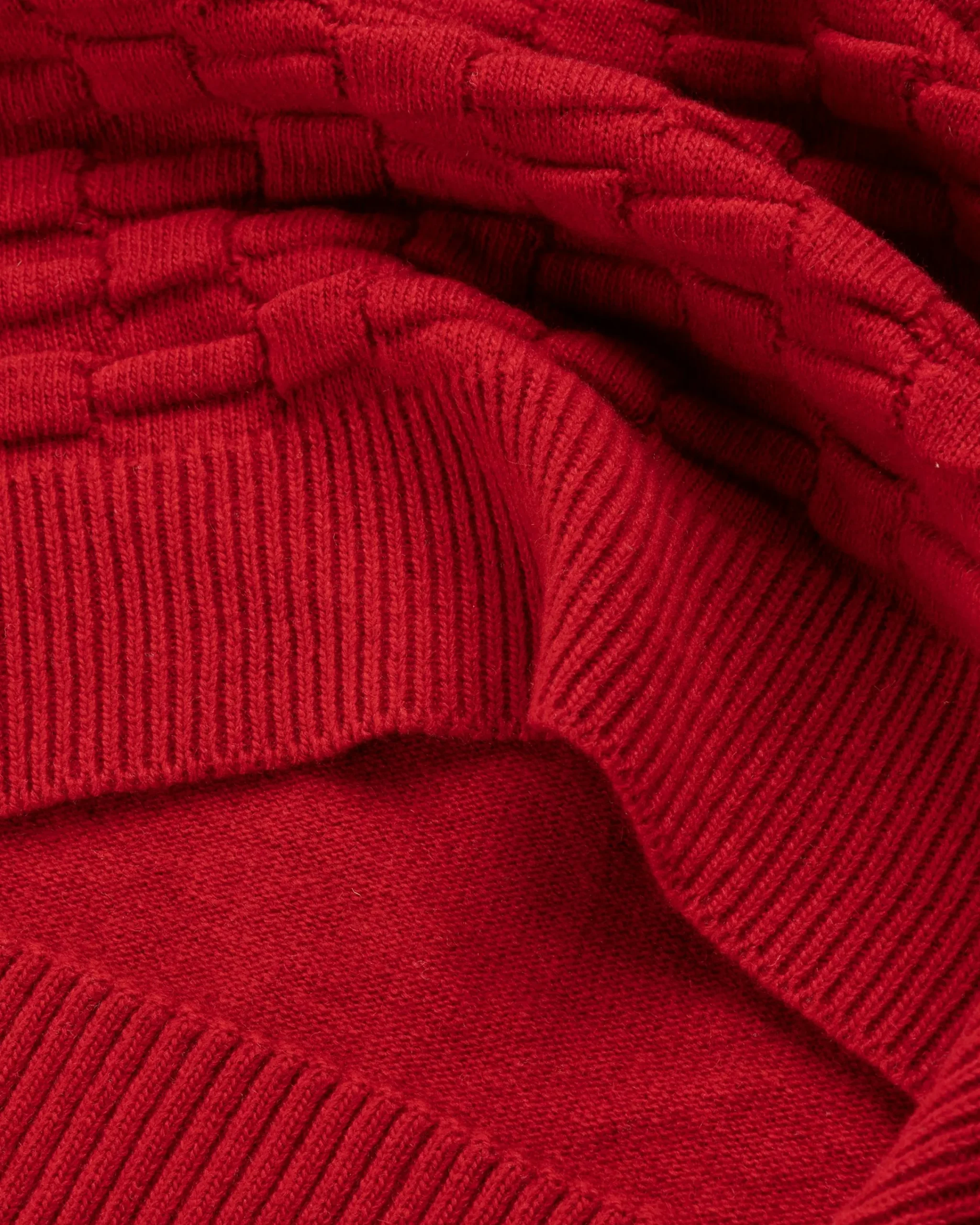 J.W. Anderson Multi Stitch Polo Bright Red- Tops