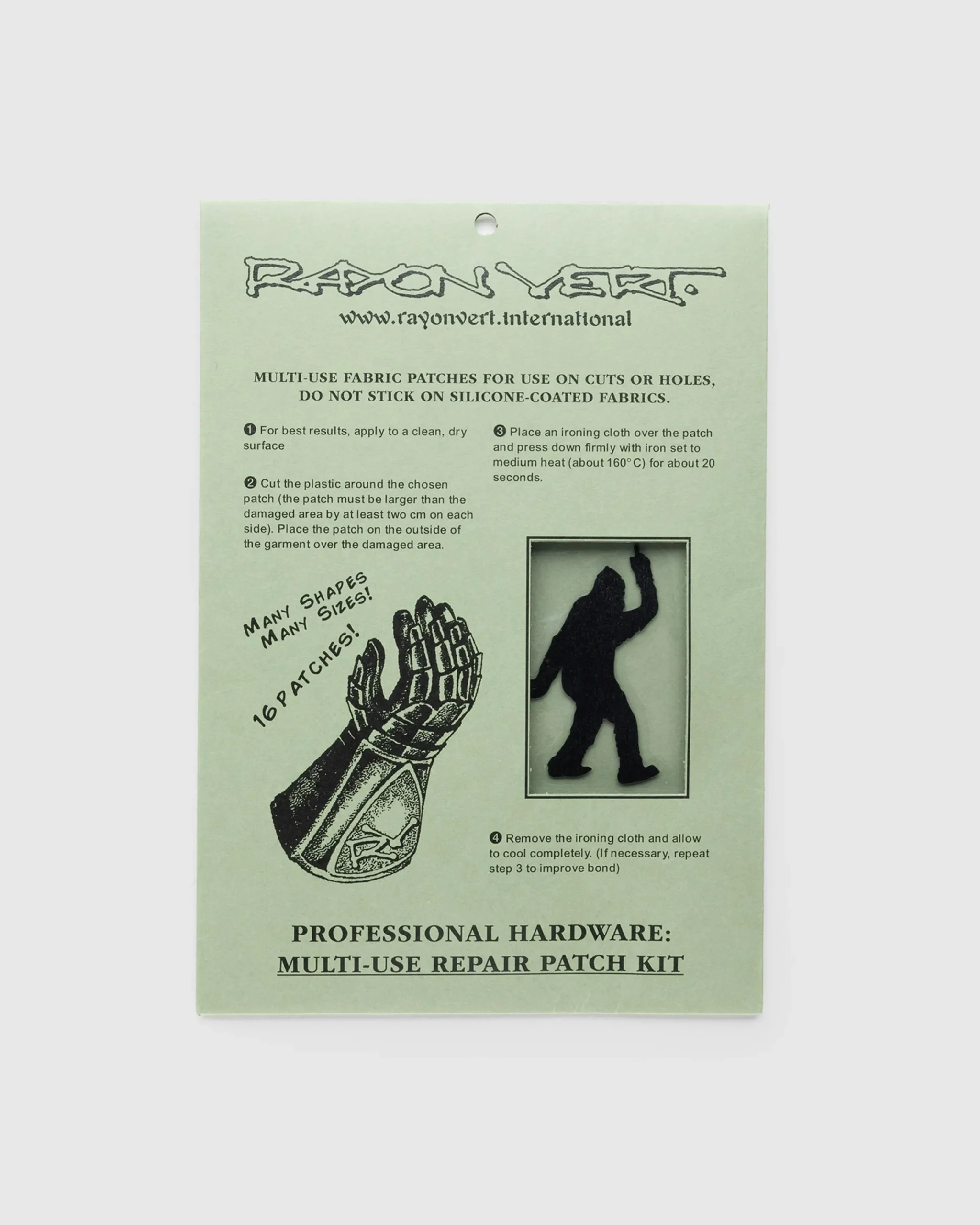 Rayon Vert Multi-Use Repair Patch Kit Golgotha Black- Stationary