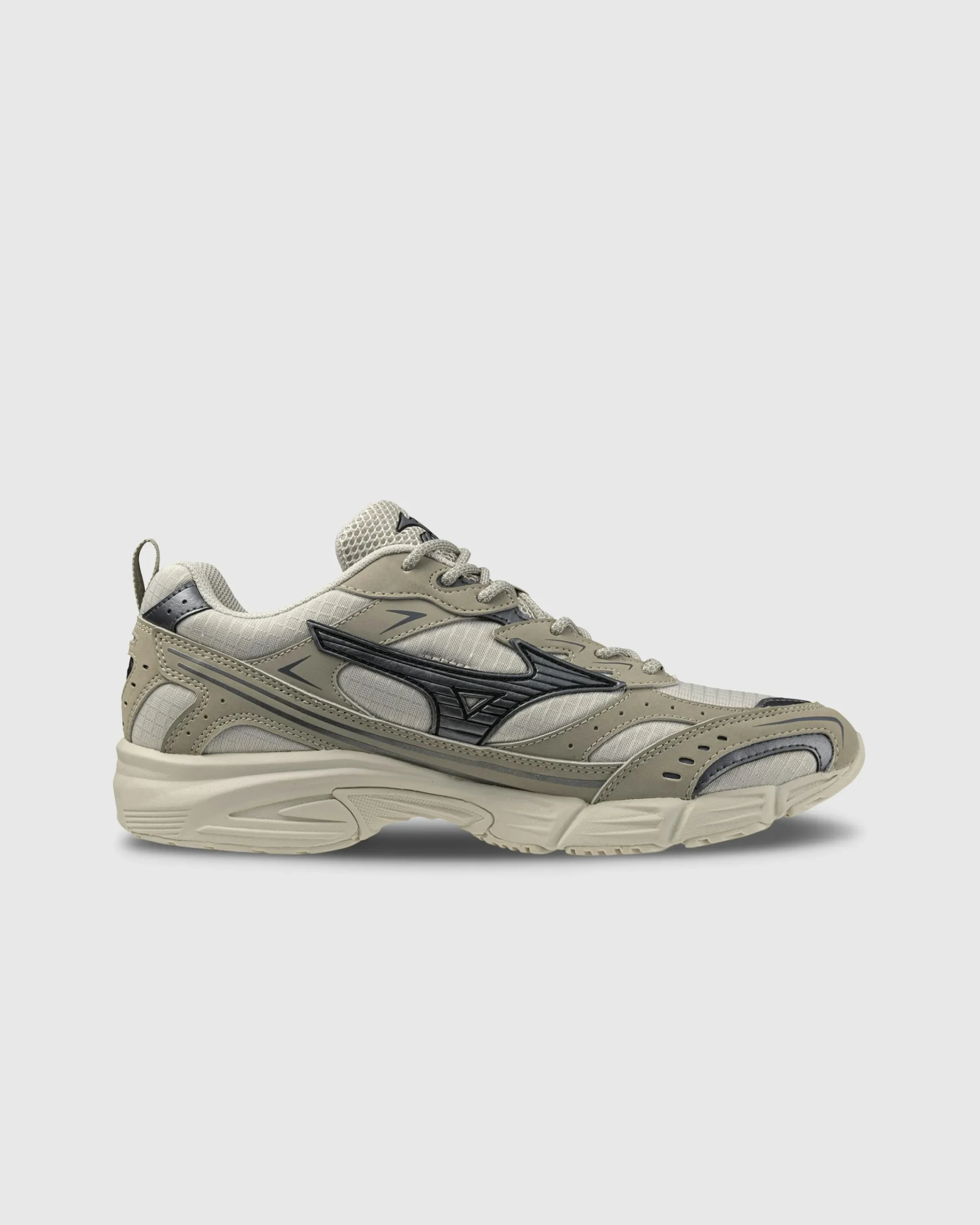 Mizuno MXR Silver Cloud/Metallic Grey/Khaki- Sneakers
