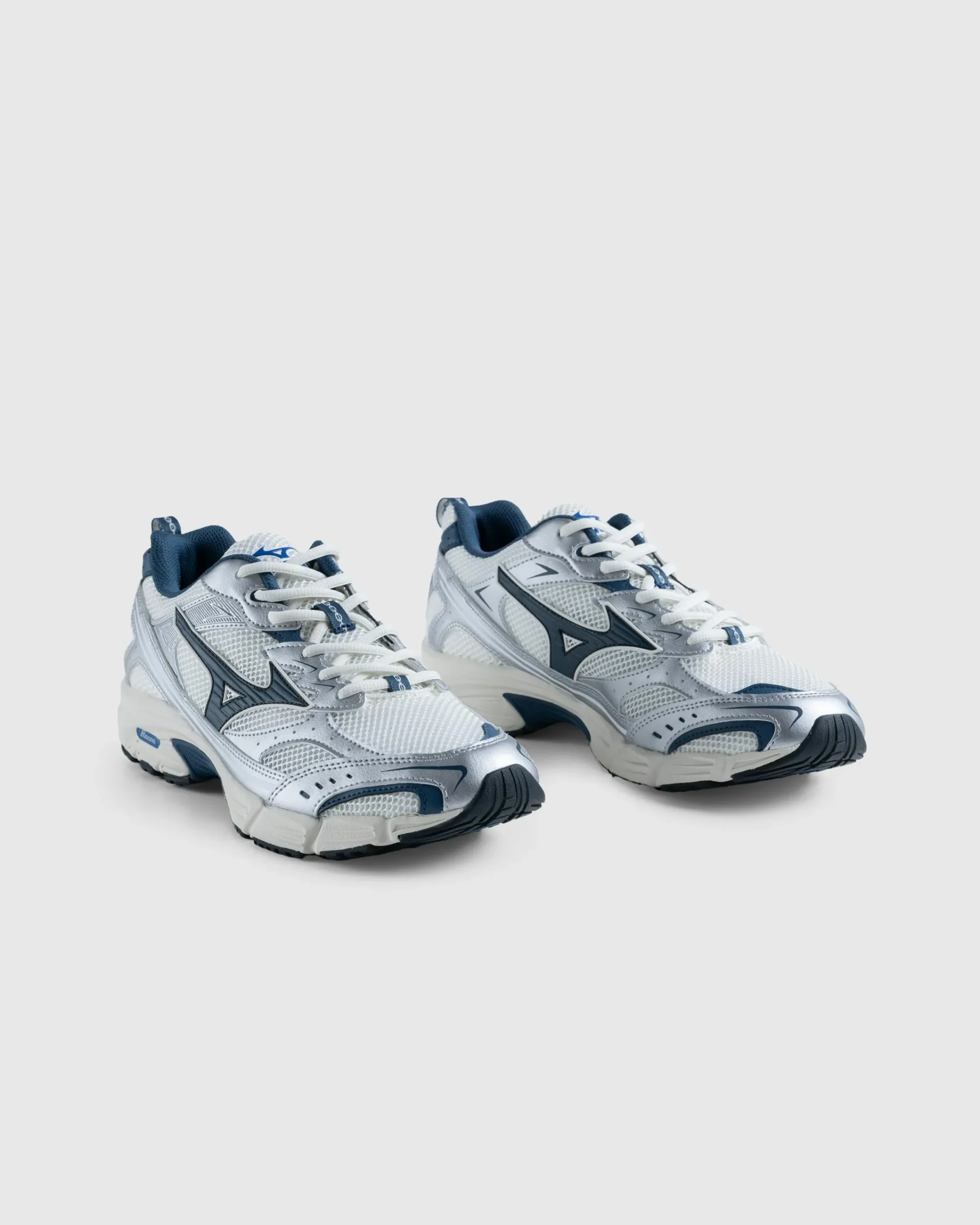 Mizuno MXR Snow White/Majolica Blue/Silver- Sneakers
