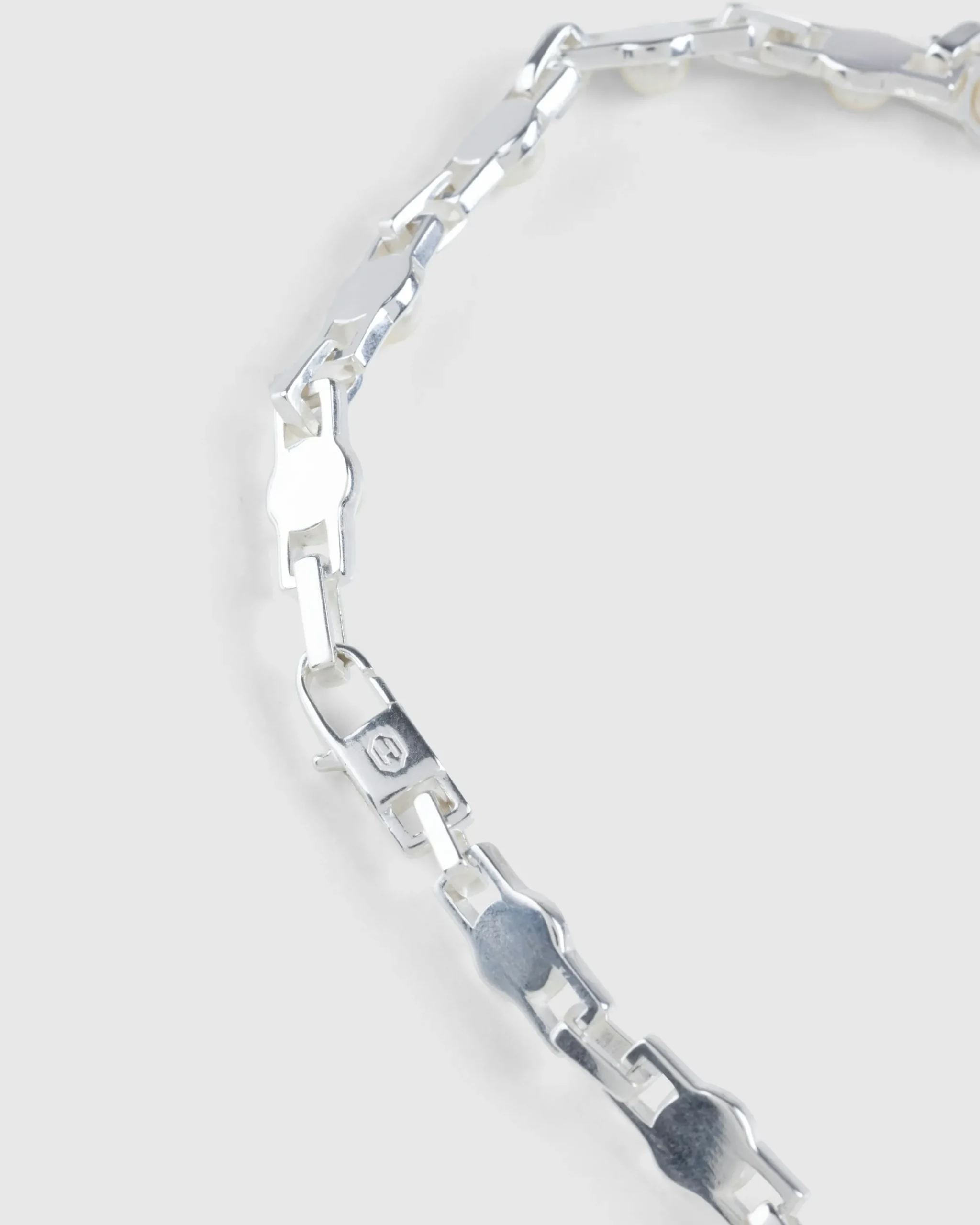 Hatton Labs Nacre Chain Sterling Silver/Cream- Jewelry