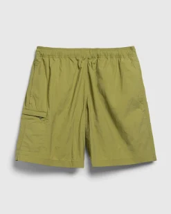 Highsnobiety HS05 Natural Dyed Nylon Shorts Olive- Shorts