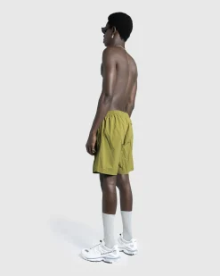 Highsnobiety HS05 Natural Dyed Nylon Shorts Olive- Shorts