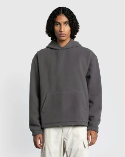Rier Natural Fleece Hoodie Castlerock- Sweats