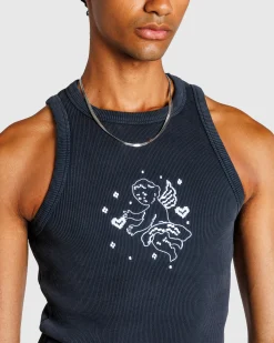 Carne Bollente Naughty Nymphs Off Black- Tops
