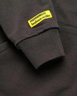 Highsnobiety Neue Baukunst Fleece Hoodie Dark Brown- Sweats
