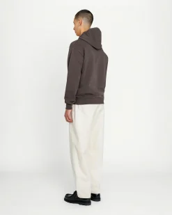 Highsnobiety Neue Baukunst Fleece Hoodie Dark Brown- Sweats