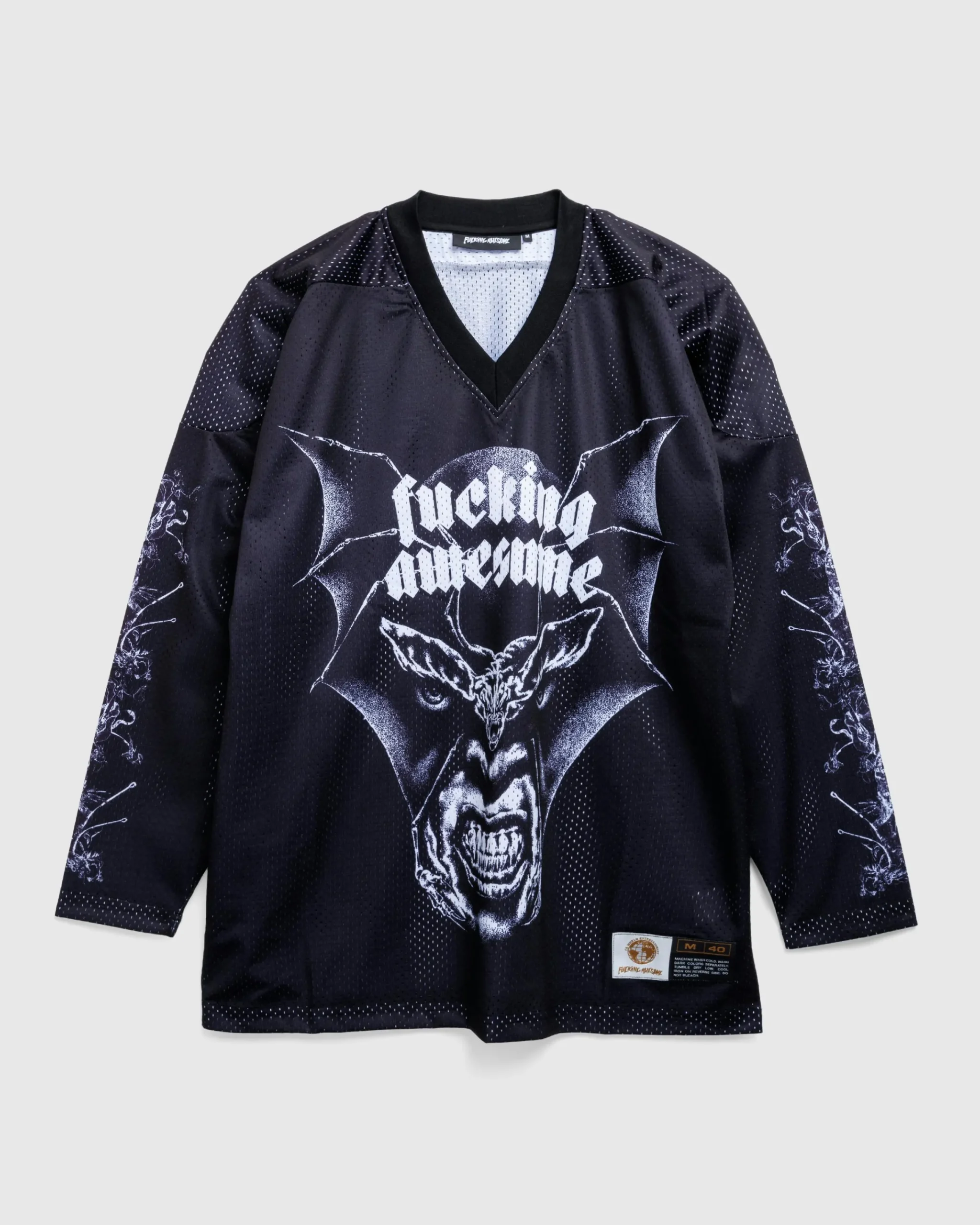 Fucking Awesome Nightmare Hockey Jersey- Tops