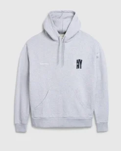 Highsnobiety Not In New York Hoodie Grey- Sweats