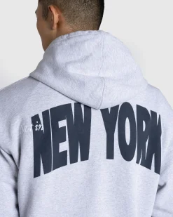 Highsnobiety Not In New York Hoodie Grey- Sweats