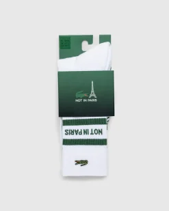 Lacoste Not In Paris Socks /Green- Socks