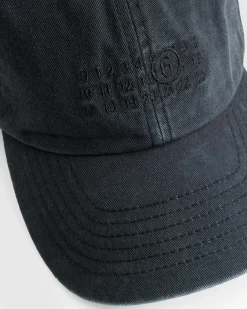 MM6 Maison Margiela Numbers Hat Washed Black- Hats
