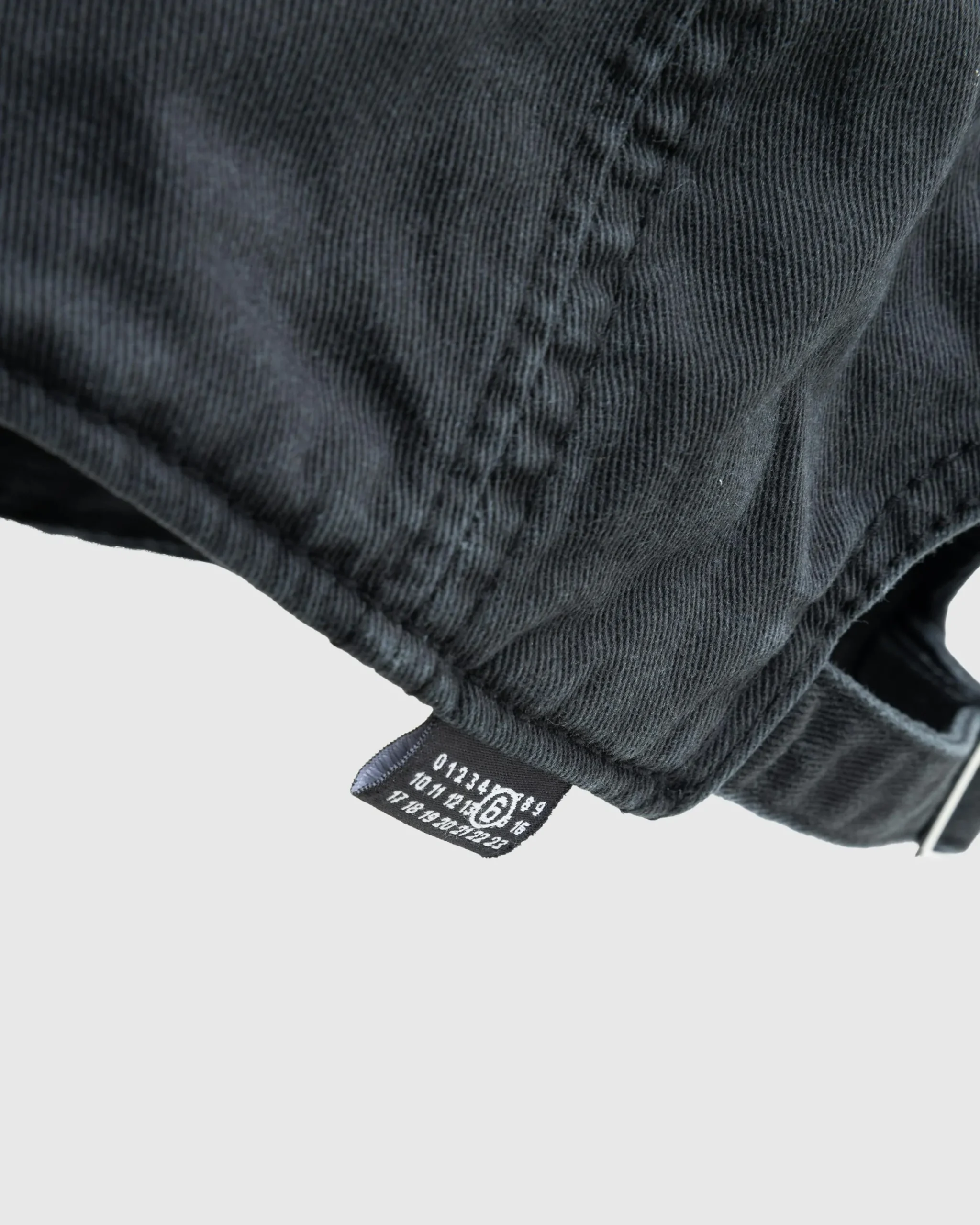 MM6 Maison Margiela Numbers Hat Washed Black- Hats