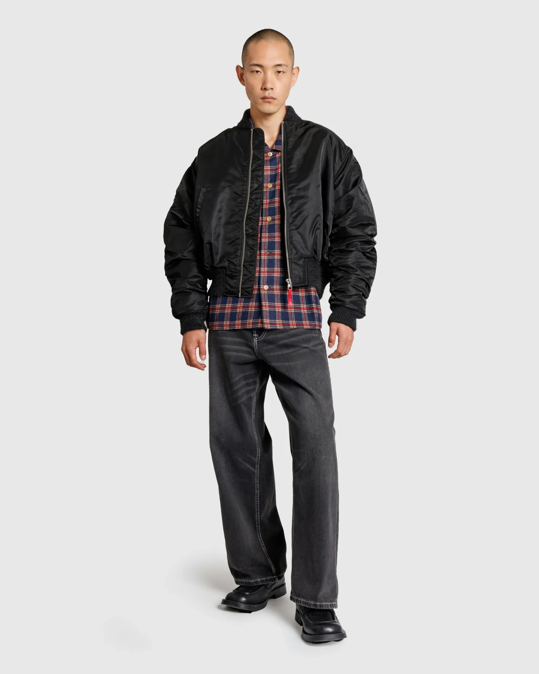 Stockholm Surfboard Club Nylon Bomber Jacket- Outerwear