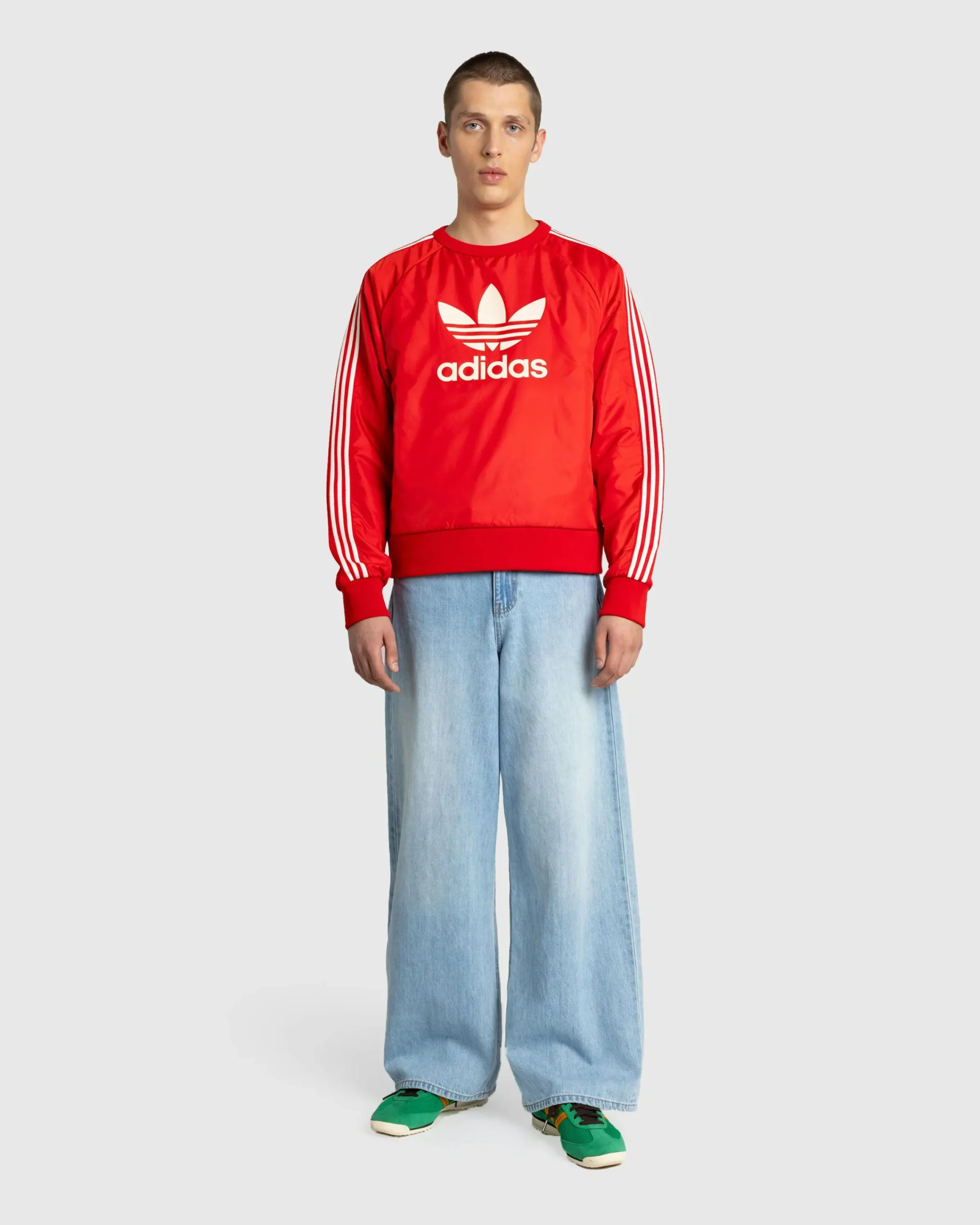 adidas Nylon Crew Red- Sweats