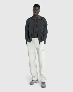 Stone Island Nylon Metal Overshirt Lead Grey- Shirts