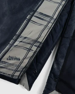 Jean Paul Gaultier Nylon Padded Trench Printed "Trompe-l'œil Trench"- Outerwear