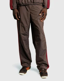 adidas Nylon Track Pant Brown- Pants