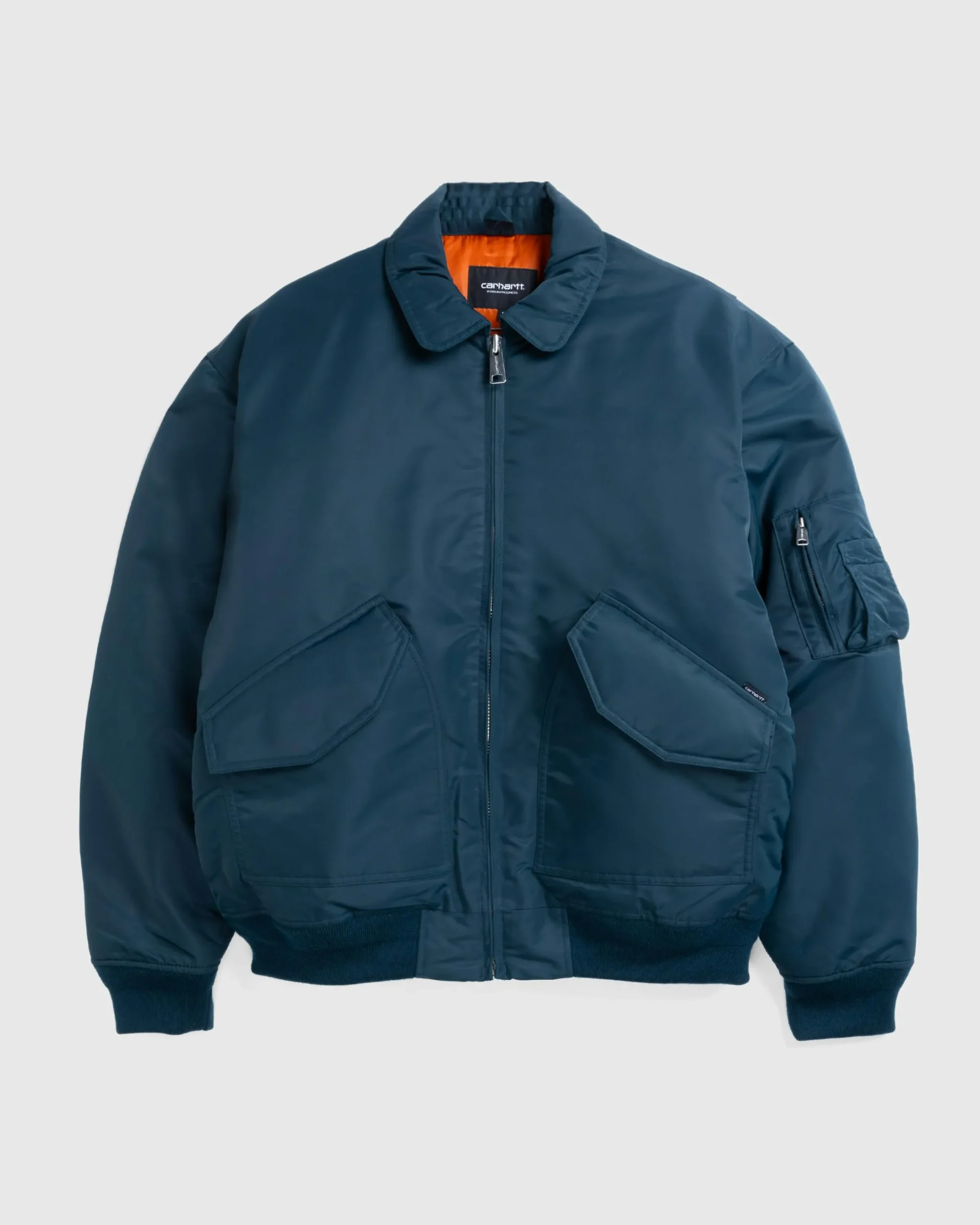 Carhartt WIP Olten Bomber Duck Blue/Turmeric- Outerwear