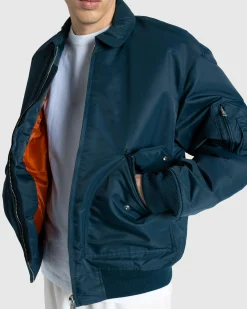 Carhartt WIP Olten Bomber Duck Blue/Turmeric- Outerwear
